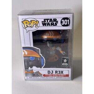 Disney Star Wars Galaxy's Edge Funko Pop! DJ R3X #301 NEW PROTECTOR